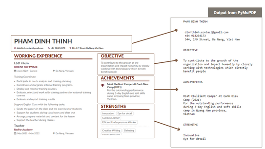 Extract Text From PDF Resumes Using PyMuPDF And Python